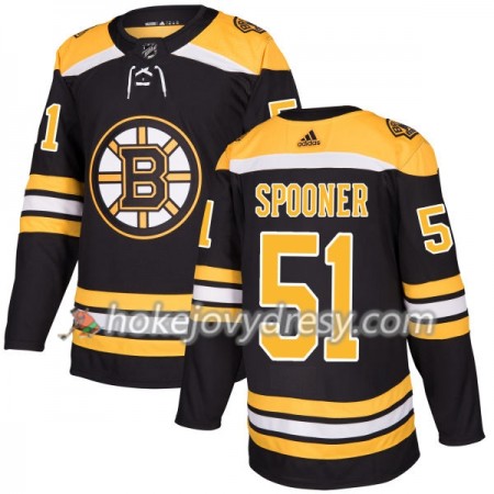 Pánské Hokejový Dres Boston Bruins Ryan Spooner 51 Adidas 2017-2018 Černá Authentic